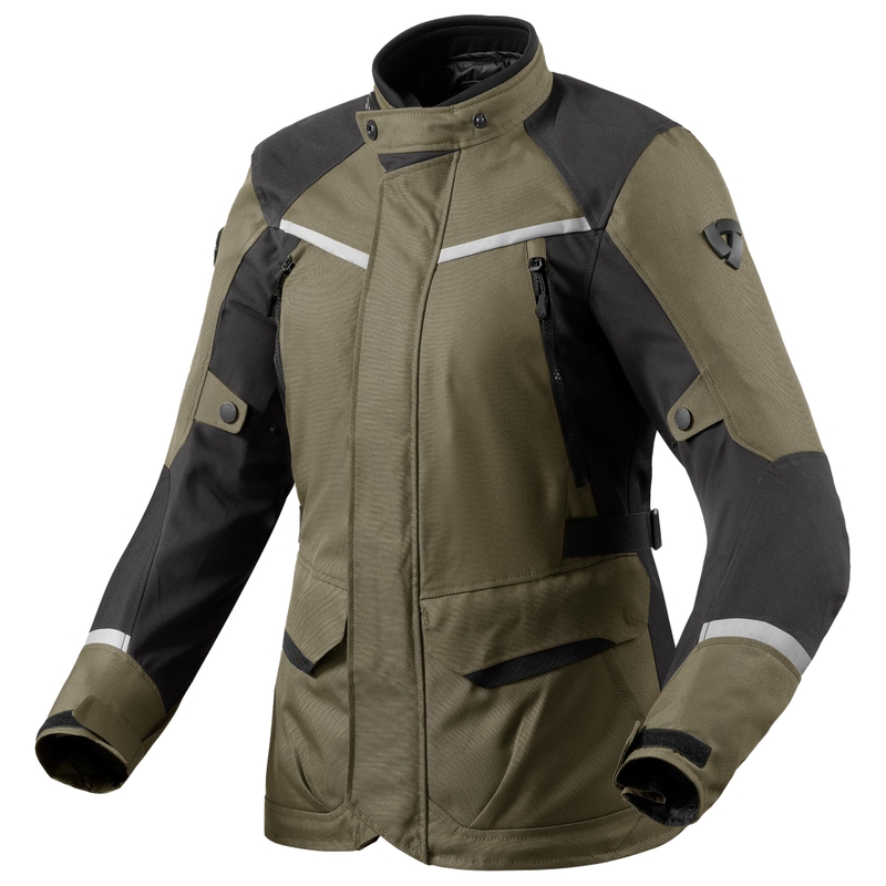 Revit Voltiac 3 H2O dames motorjack groen antraciet