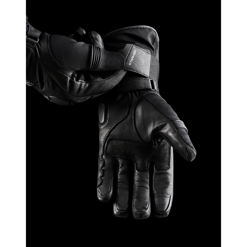 Furygan Starker D3O® PrimaLoft® 37.5® zwart-witte motorhandschoenen