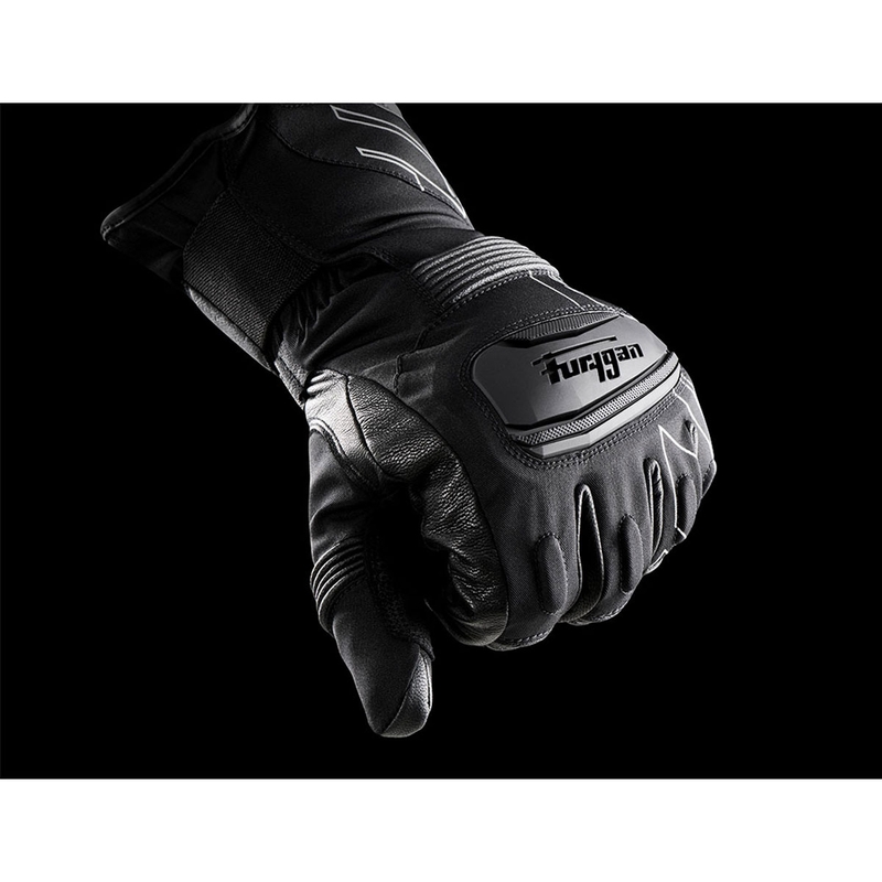 Furygan Starker D3O® PrimaLoft® 37.5® zwart-witte motorhandschoenen