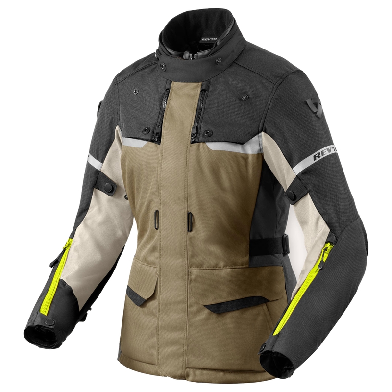 Revit Outback 4 H2O dames motorjack groen antraciet