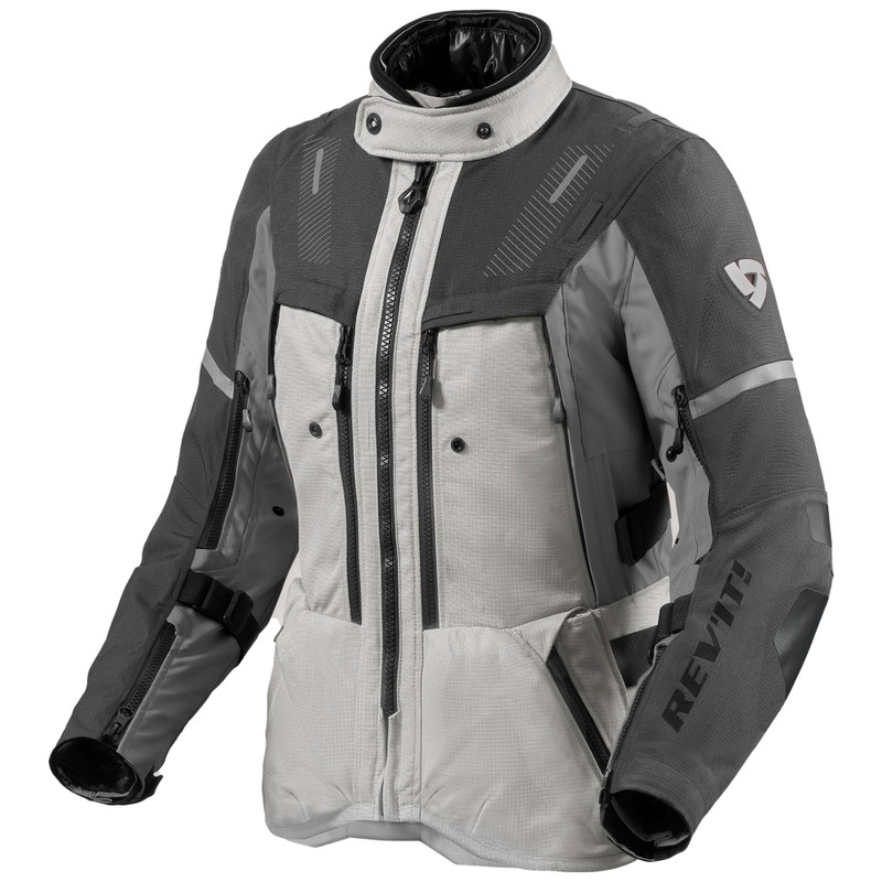 Revit Sand 5 H2O dames motorjack zilver-antraciet