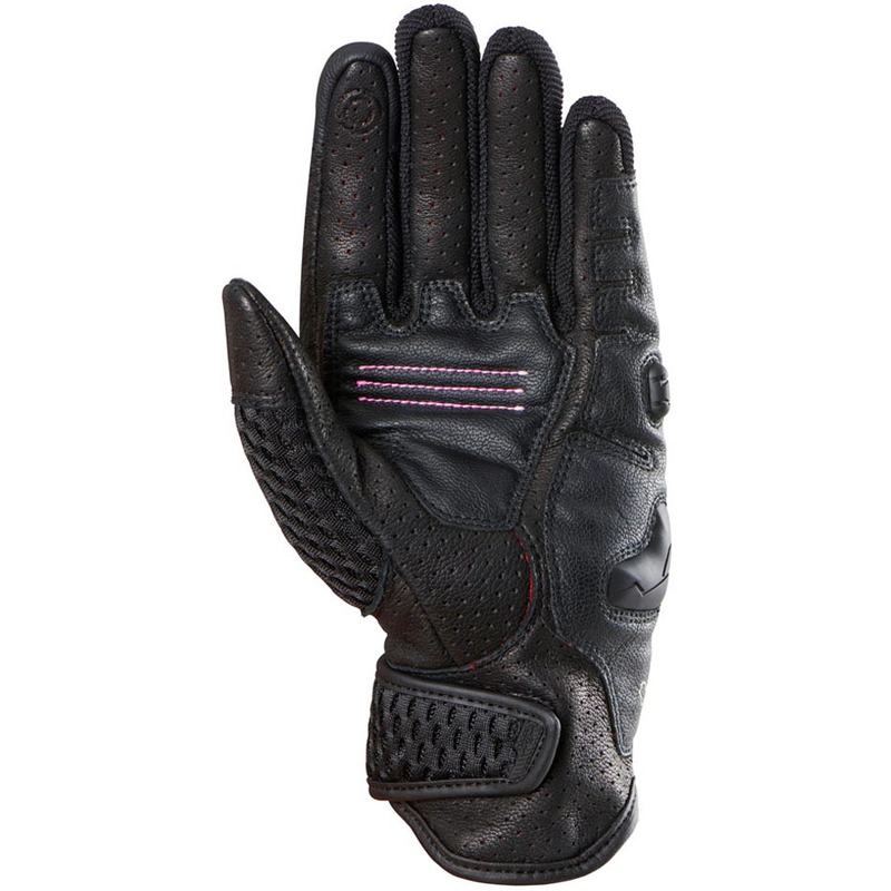 Dames Furygan TD Air Lady zwart, wit en roze motorhandschoenen