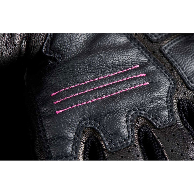 Dames Furygan TD Air Lady zwart, wit en roze motorhandschoenen