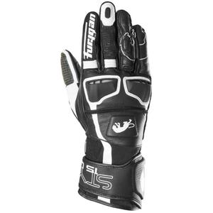 Dames Furygan Styg 15 Lady zwart-witte motorhandschoenen
