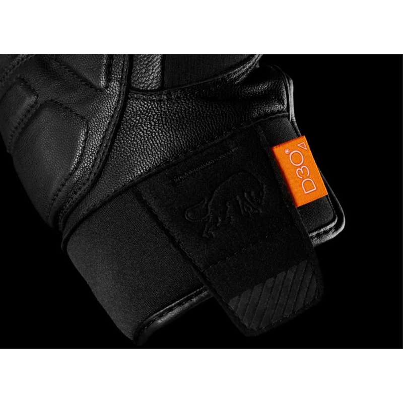 Dames Furygan Jet Lady All Season D3O® Evo Zwart Motorcycle Handschoenen