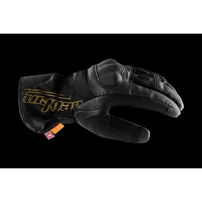 Furygan Oslo D3O® PrimaLoft® Lady zwart-gouden motorhandschoenen voor dames