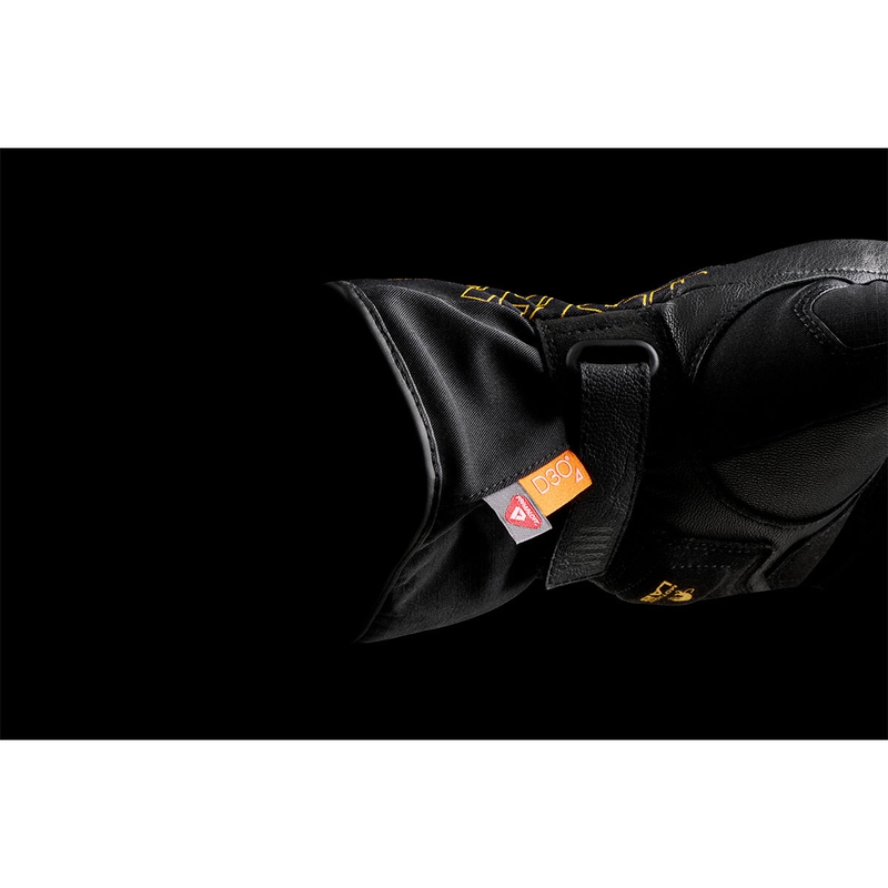 Furygan Oslo D3O® PrimaLoft® Lady zwart-gouden motorhandschoenen voor dames