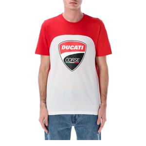 T-shirt Ducati badge rood en wit