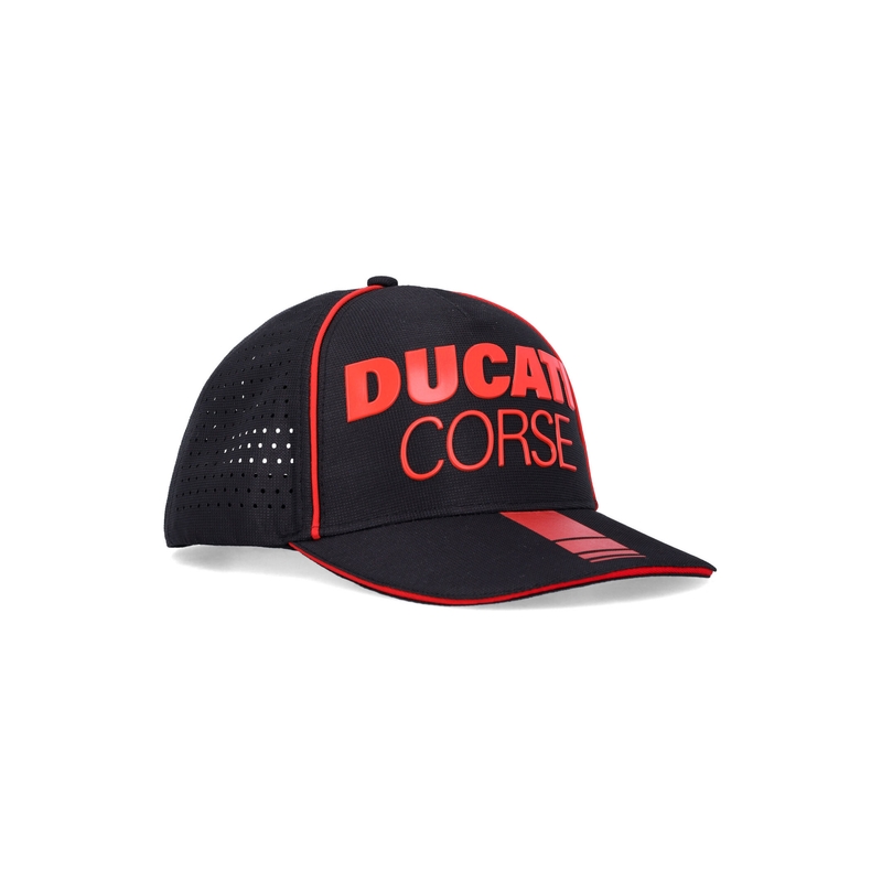 Ducati Laser Performance Midvisor Cap zwart en rood