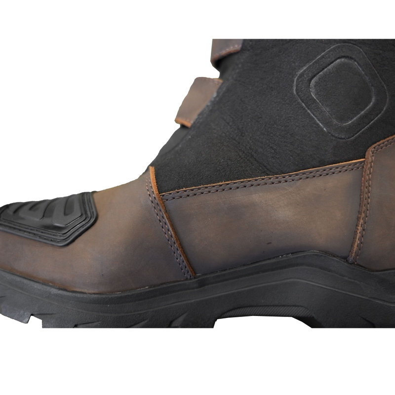 Motorlaarzen Street Racer Adventure Low WP bruin - Grade II