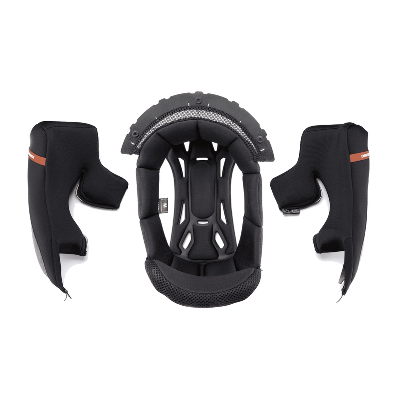 Interieur van de Scorpion EXO-R1 AIR helem zwart