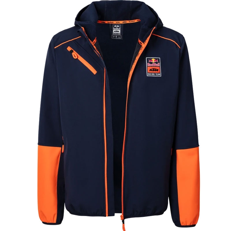 Softshell jas KTM Red Bull Racing Grid blauw-oranje