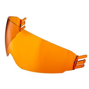 Zonnevizier voor Cassida Tour helmen antifog oranje