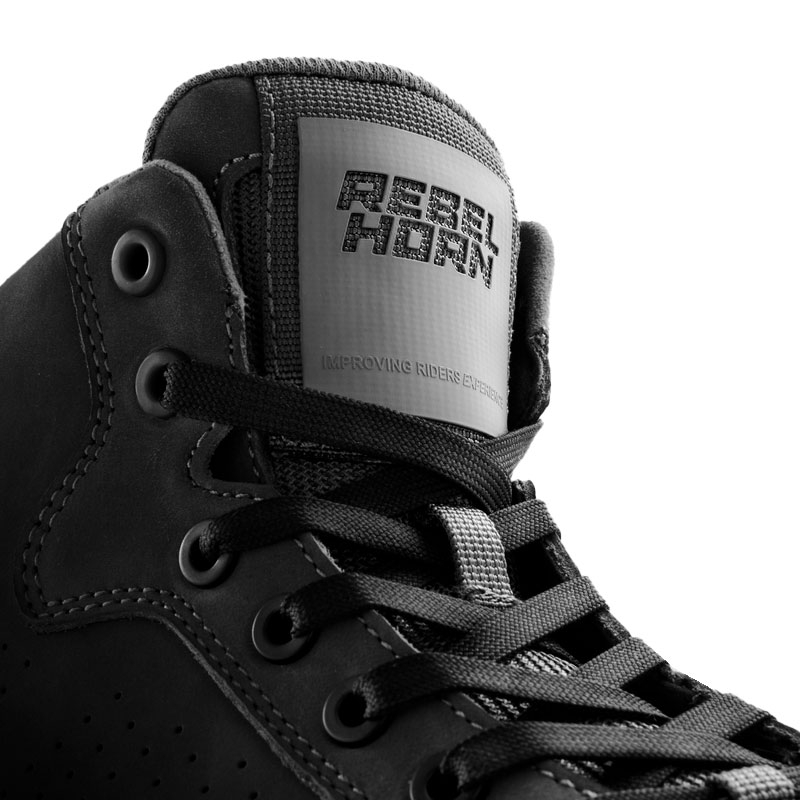 Rebelhorn Spike leren motorlaarzen zwart