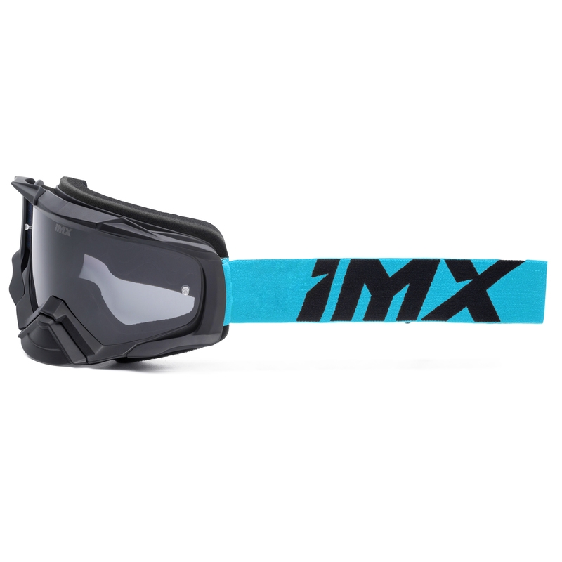 Motorcrossbril iMX Dust zwart en blauw met helder plexi