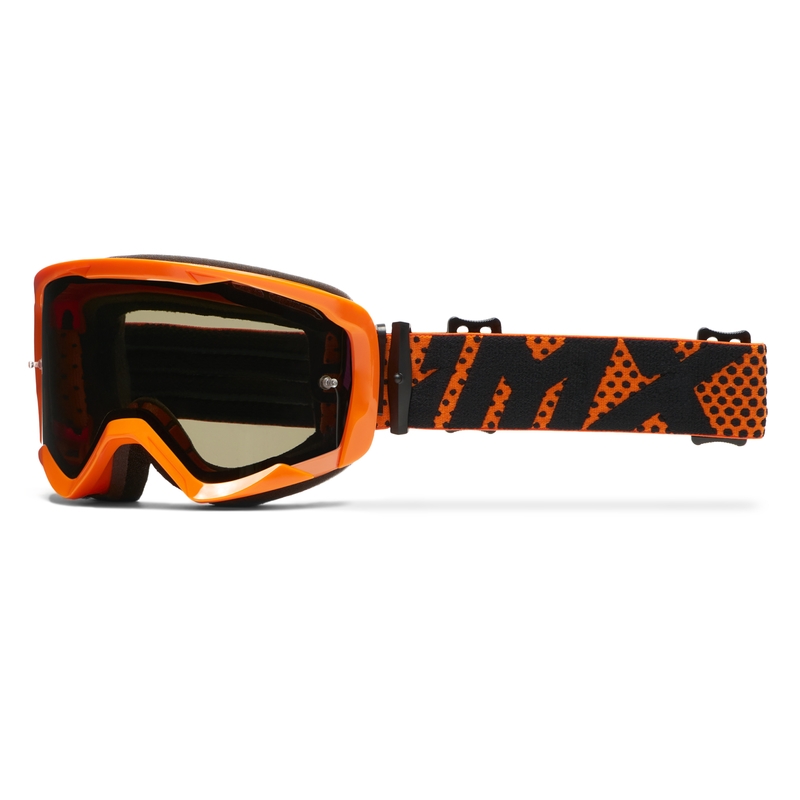 Motorcrossbril iMX Endurance Flip oranje met helder plexi