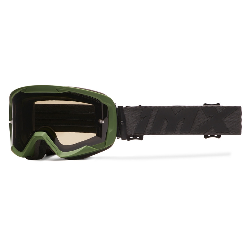 Motorcrossbril iMX Endurance Flip groen-zwart met helder plexi
