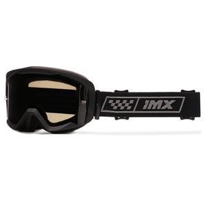 iMX Endurance Race Motorcrossbril zwart en grijs met gerookt plexi