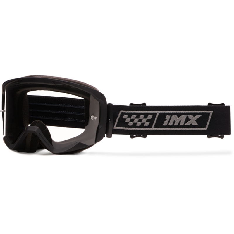 iMX Endurance Race Motorcrossbril zwart en grijs met gerookt plexi