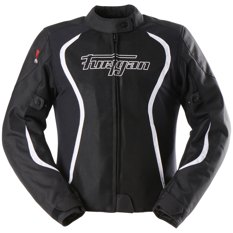 Furygan Odessa 3-in-1 zwart-wit motorjack voor dames