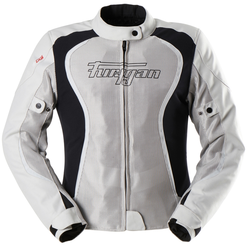 Dames Furygan Odessa 3-in-1 motorjack met rits Beige-Zwart