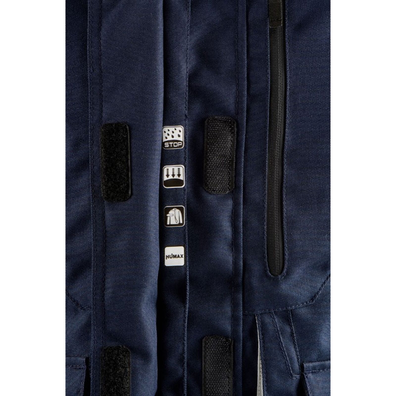 Dames Furygan Apalaches Lady Evo Blauw-Beige-Rood Motorjack