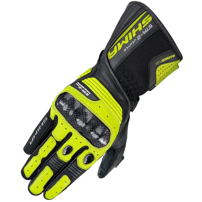 Motorhandschoenen Shima STR-2 Vent fluo geel