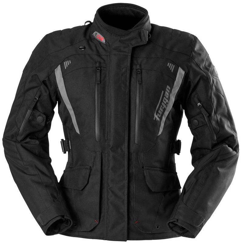 Dames Furygan Apalaches Lady Evo zwart-grijs motorjack