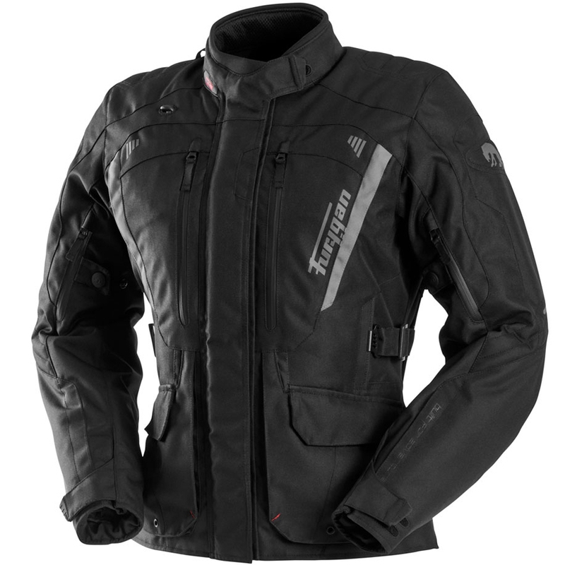 Dames Furygan Apalaches Lady Evo zwart-grijs motorjack