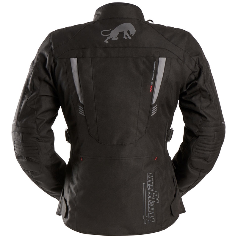 Dames Furygan Apalaches Lady Evo zwart-grijs motorjack