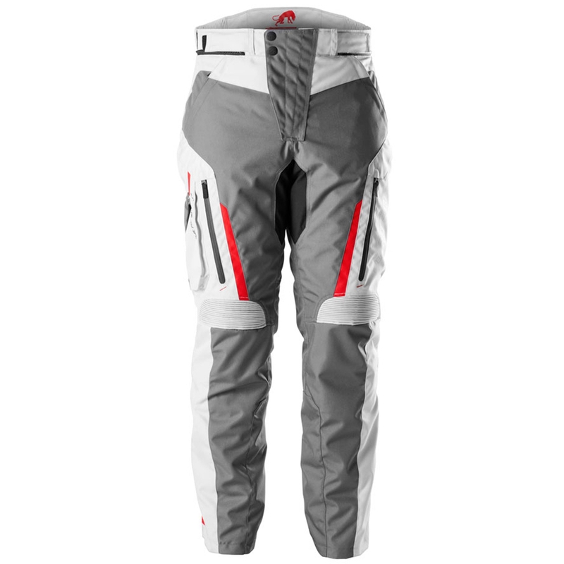 Furygan Killington grijs-beige-rode motorbroek