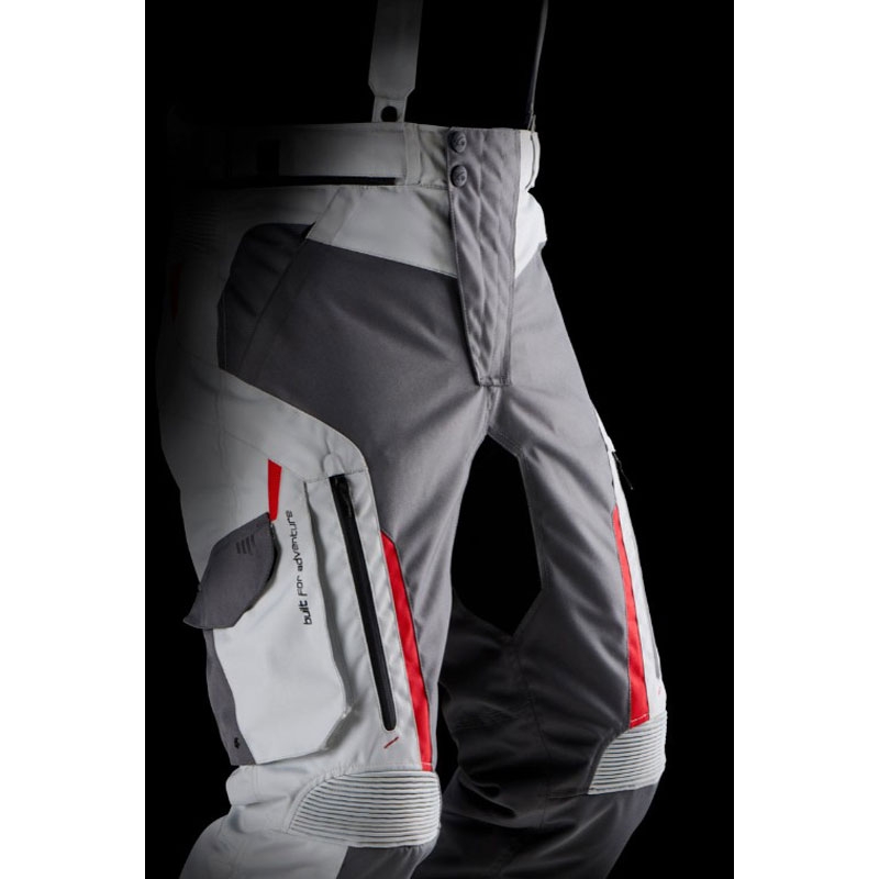 Furygan Killington grijs-beige-rode motorbroek