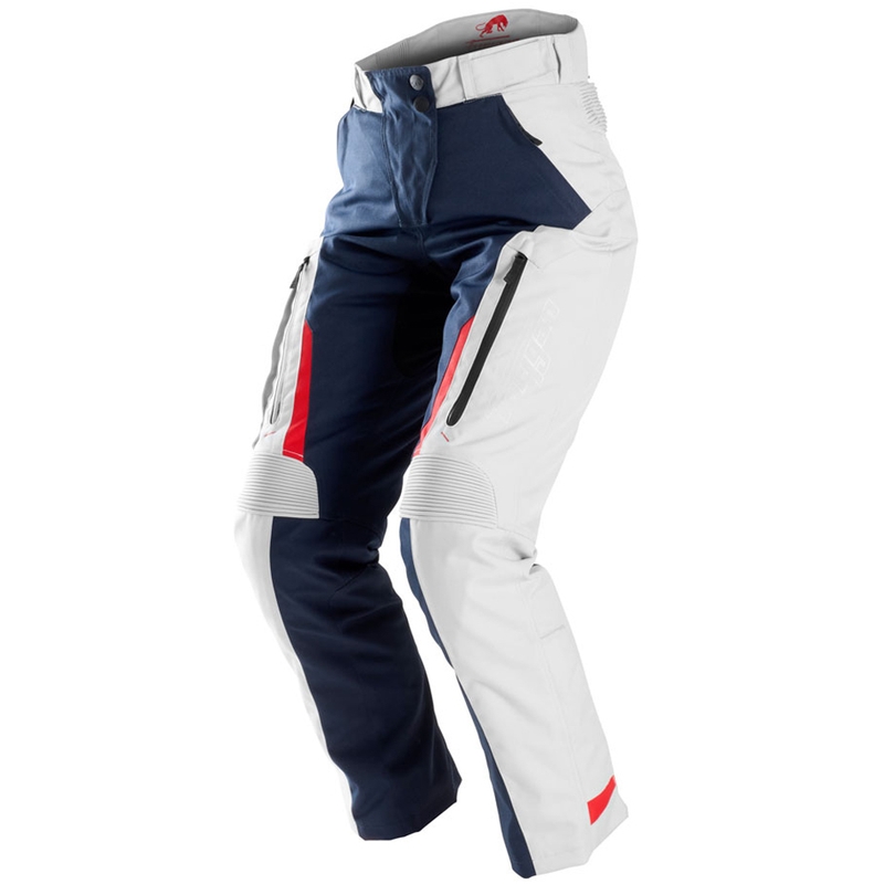 Damesfietsbroek Furygan Killington Lady Blauw-Beige-Rood