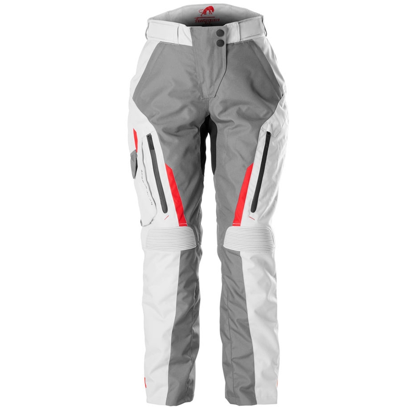 Furygan Killington Lady Grijs Beige Rood Motorbroek