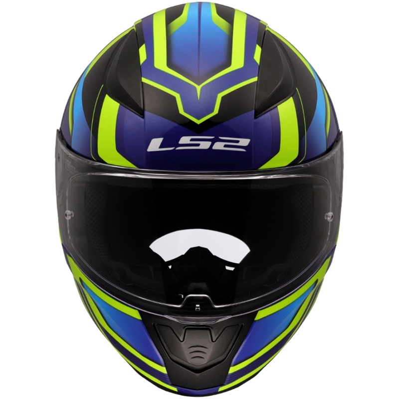 Integrale motorhelm LS2 FF353 Rapid II Flitz fluo geel-blauw
