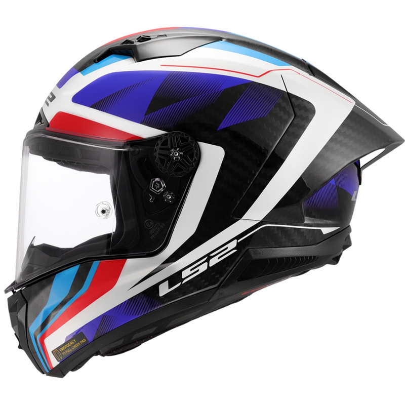 Integraal motorhelm LS2 FF805 Thunder C GP Aero Raute blauw-rood