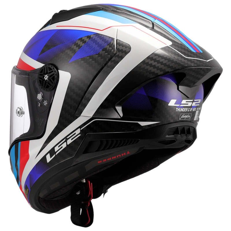 Integraal motorhelm LS2 FF805 Thunder C GP Aero Raute blauw-rood