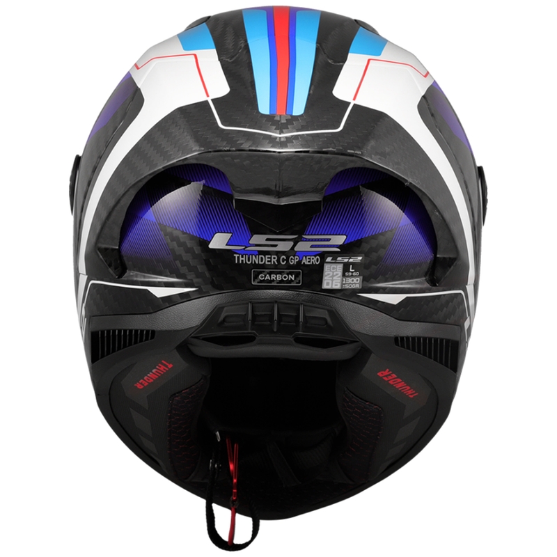 Integraal motorhelm LS2 FF805 Thunder C GP Aero Raute blauw-rood