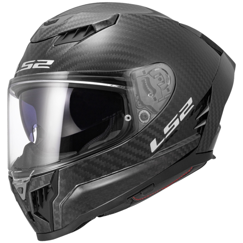 LS2 FF807 Dragon Carbon Integraal Motorhelm matzwart
