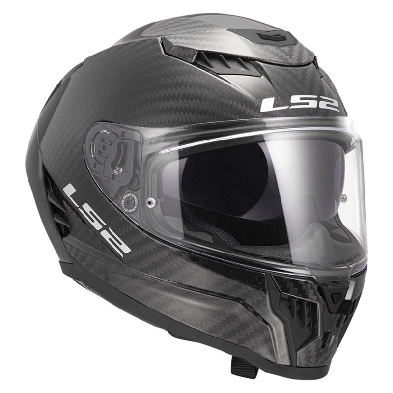 LS2 FF807 Dragon Carbon Integraal Motorhelm matzwart