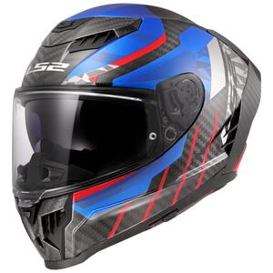 LS2 FF807 Dragon Trax blauw-rode integraal motorhelm