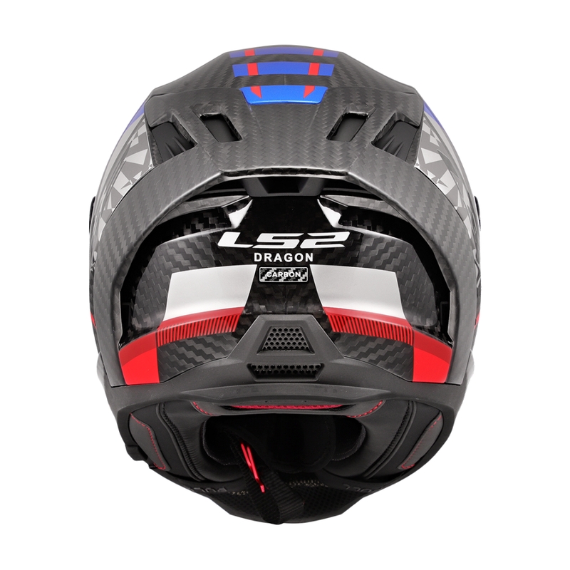 LS2 FF807 Dragon Trax blauw-rode integraal motorhelm