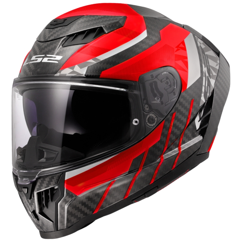 Integraal motorhelm LS2 FF807 Dragon Trax rood