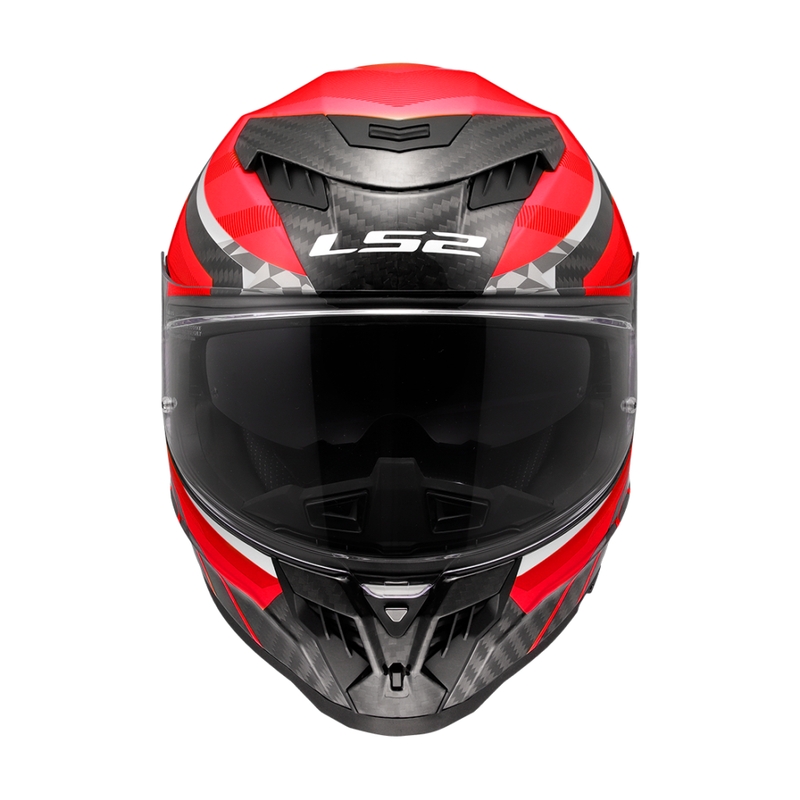Integraal motorhelm LS2 FF807 Dragon Trax rood