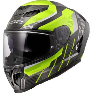 Integraal motorhelm LS2 FF807 Dragon Trax fluo geel