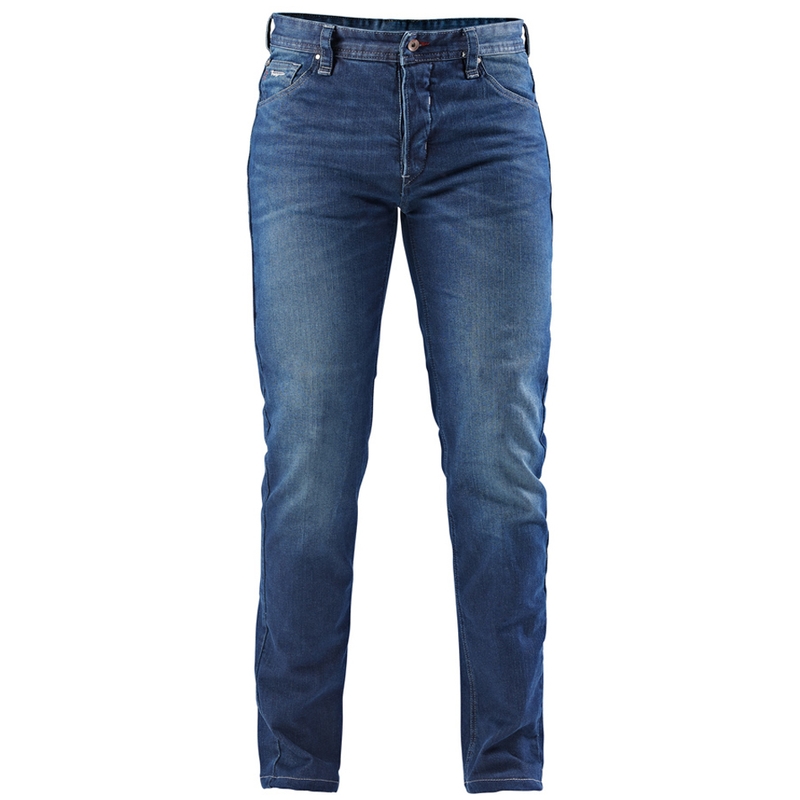 Furygan D12 X Kevlar® Rechte Motorjeans Blauw