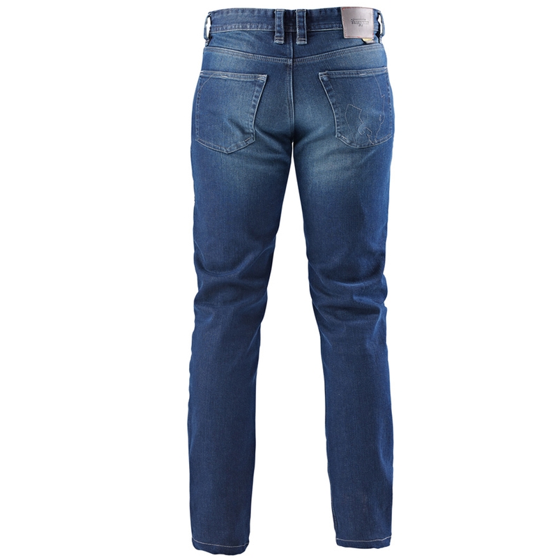 Furygan D12 X Kevlar® Rechte Motorjeans Blauw