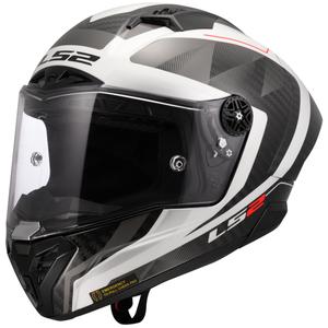 Integraal motorhelm LS2 FF805 Thunder C GP Aero Raute wit-grijs