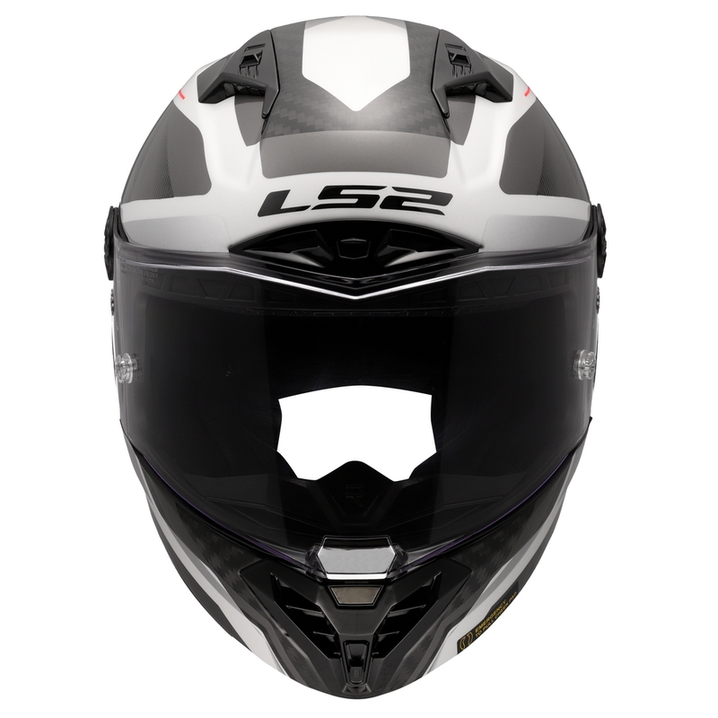 Integraal motorhelm LS2 FF805 Thunder C GP Aero Raute wit-grijs