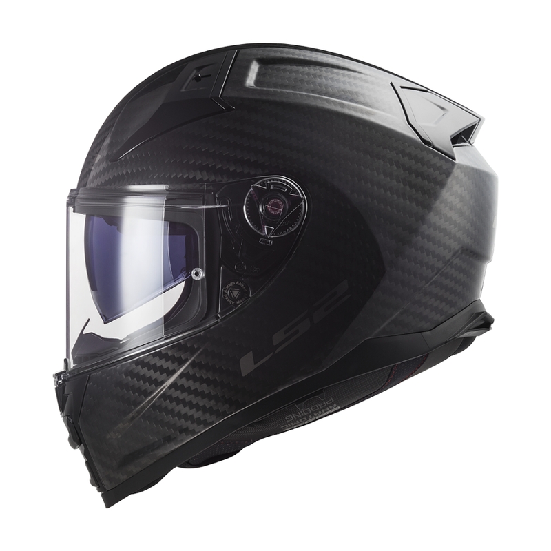 LS2 FF811 Vector II Carbon integraal motorhelm matzwart